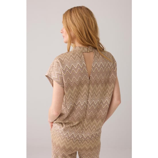 Summum 3s5088-30661 cap sleeve top zig zag jacquar - Image 2