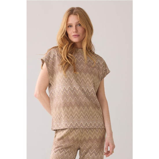 Summum 3s5088-30661 cap sleeve top zig zag jacquar - Image 4