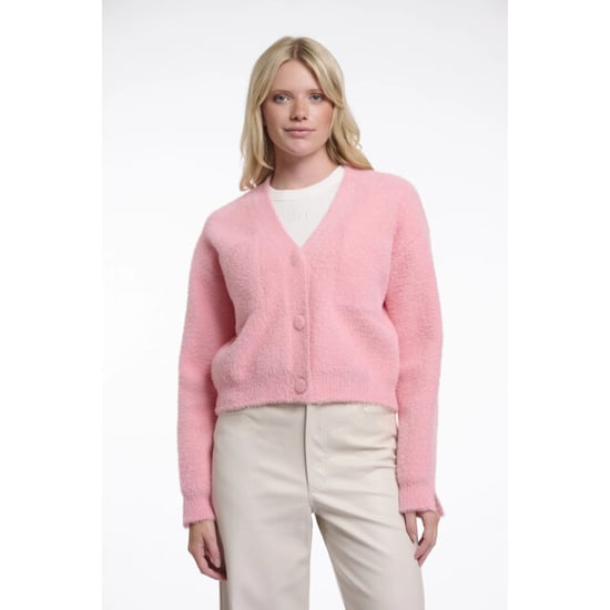 Rino & Pelle Isarea.5002621 rino&pelle short v-neck cardigan cotton candy - Image 2