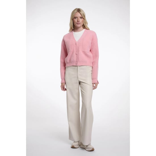 Rino & Pelle Isarea.5002621 rino&pelle short v-neck cardigan cotton candy - Image 5