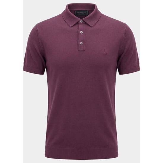 Scotland Blue Polo heren pince knitted polo ss spe26106pi08sb/5005 - Image 5
