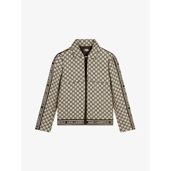 Karl Lagerfeld Meisjes vest zwart beige - Image 1