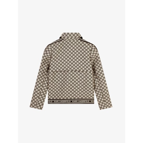Karl Lagerfeld Meisjes vest zwart beige - Image 3