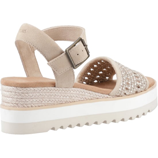 TOMS Diana Leren Damessandalen Champagne - Image 2