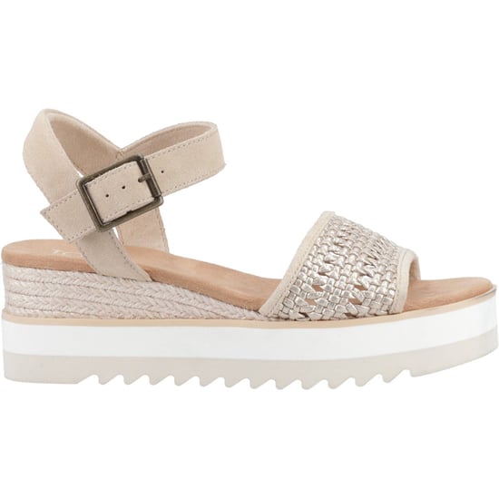TOMS Diana Leren Damessandalen Champagne - Image 5