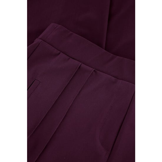 Studio Anneloes Roison bonded trouser aubergine - Image 2