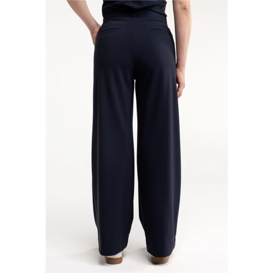 Studio Anneloes lexie bonded trousers 94801 6900 dark blue - Image 3