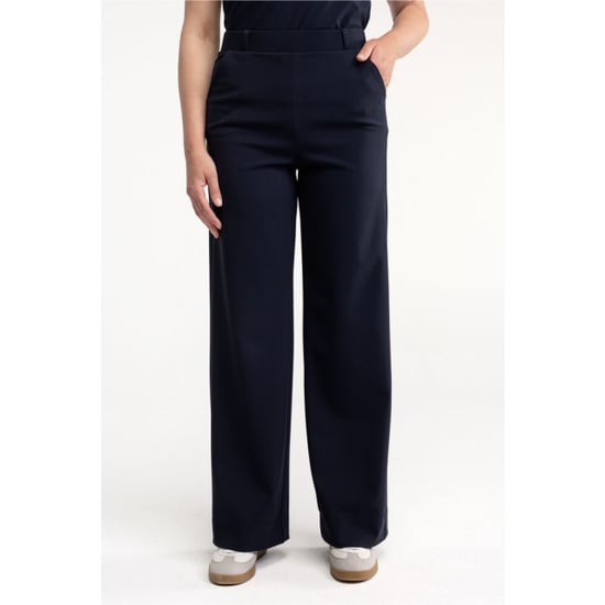 Studio Anneloes lexie bonded trousers 94801 6900 dark blue - Image 5