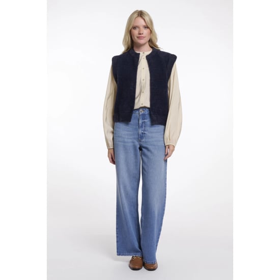 Rino & Pelle Elona.5002621 rino&pelle short waistcoat dark navy - Image 2