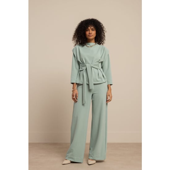 Studio Anneloes Luz twill trousers mint - Image 4