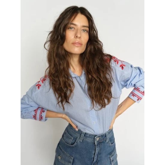 Mos Mosh 178550 835 mosmosh mmosmo stripey shirt brunnera blue - Image 4