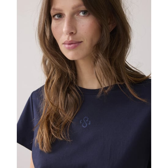 Summum 3s5185-30714 495 rhine stone logo tee midnightblue - Image 5