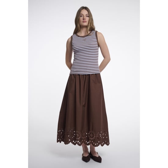 Rino & Pelle Arza.7002624 tanktop blue brown striped - Image 4