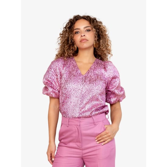 Freebird Dames top jacquard boa - Image 1
