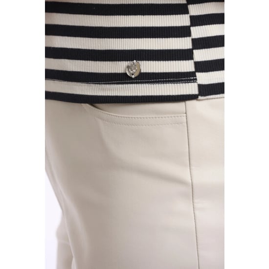 Rino & Pelle Uma.7002621 rino&pelle tanktop black white striped - Image 2