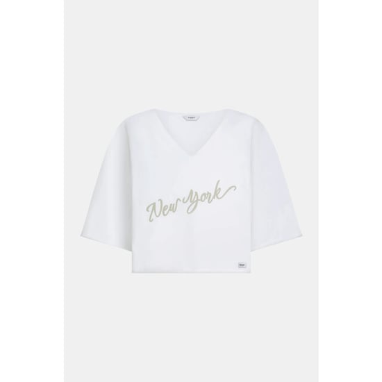 Penn & Ink S26f1874ltd 01-054 penn en ink sweater print white jute - Image 1