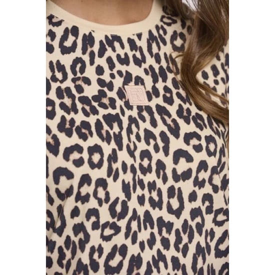 Rino & Pelle Ilana 7002622 rino&pelle sleeveless top with crew neck leopard - Image 4