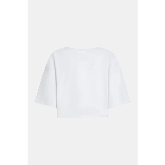 Penn & Ink S26f1874ltd 01-054 penn en ink sweater print white jute - Image 2