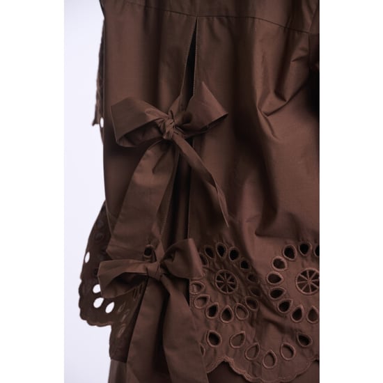 Rino & Pelle Kaate.7002624 short sleeve blouse with button closure dark brown - Image 4