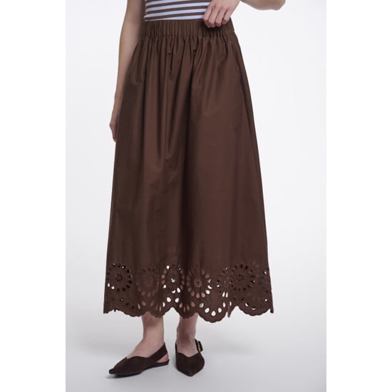 Rino & Pelle Asse.7002624 midi skirt dark brown - Image 1