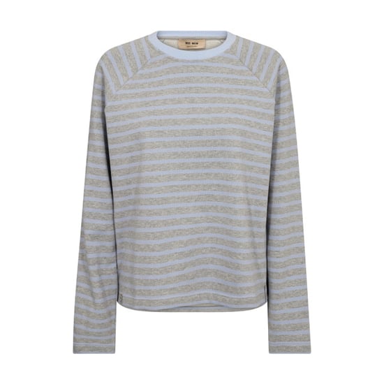 Mos Mosh 176080 245 mosmosh mm lidy o-ls mélange sweatshirt eventide - Image 1