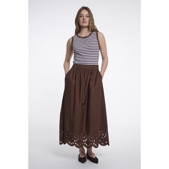 Rino & Pelle Asse.7002624 midi skirt dark brown - Image 3