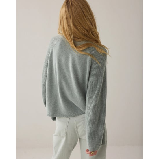 Summum 7s7950-70045 619 sweater superfine merino wool blend knit eucalyptus - Image 2