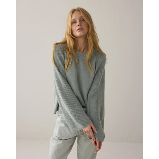 Summum 7s7950-70045 619 sweater superfine merino wool blend knit eucalyptus - Image 4