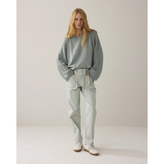 Summum 7s7950-70045 619 sweater superfine merino wool blend knit eucalyptus - Image 6