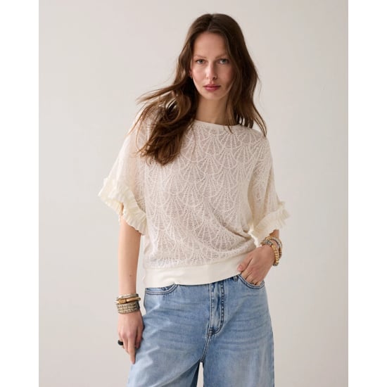 Summum 3s5297-30757 115 top open jaquard offwhite - Image 1