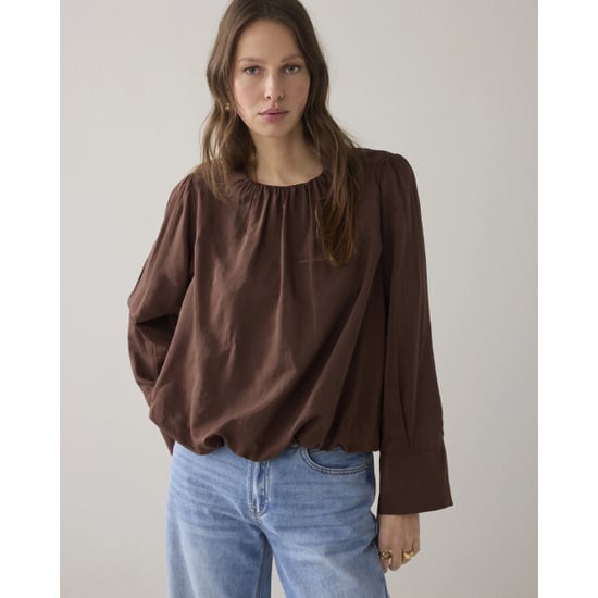 Summum 2s3401-12370 713 top viscose cotton coffee - Image 1