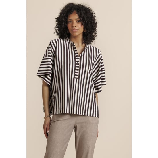 Studio Anneloes Laureen stripe blouse ecru dessin - Image 3