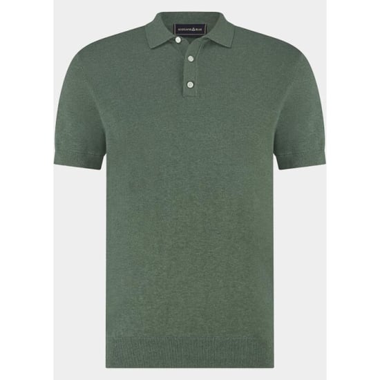 Scotland Blue Polo heren pince knitted polo ss spe26106pi08sb/3017 - Image 1