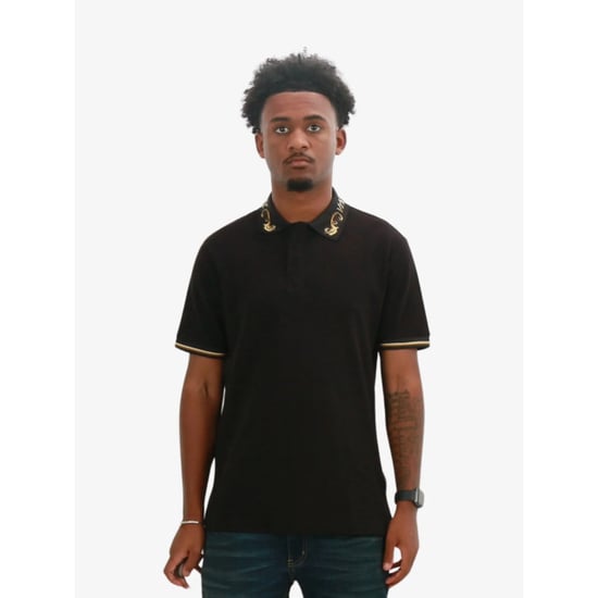 Versace Jeans Heren polo zwart barok - Image 1