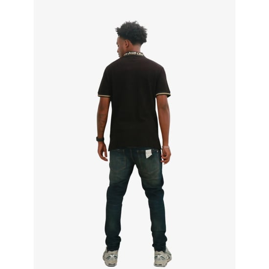 Versace Jeans Heren polo zwart barok - Image 2