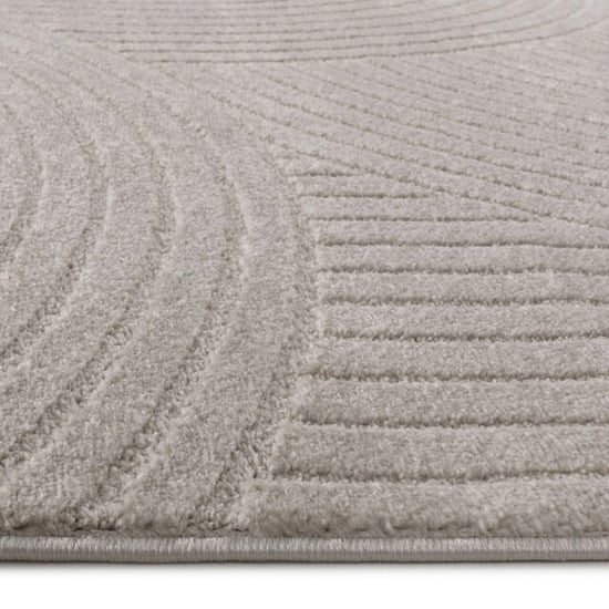 Muratap Vivant japandi vloerkleed laagpolig effen beige- 240x340 cm - Image 2