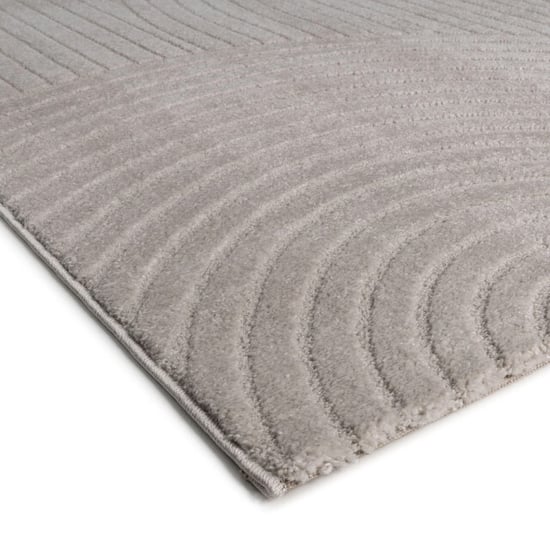 Muratap Vivant japandi vloerkleed laagpolig effen beige- 240x340 cm - Image 4