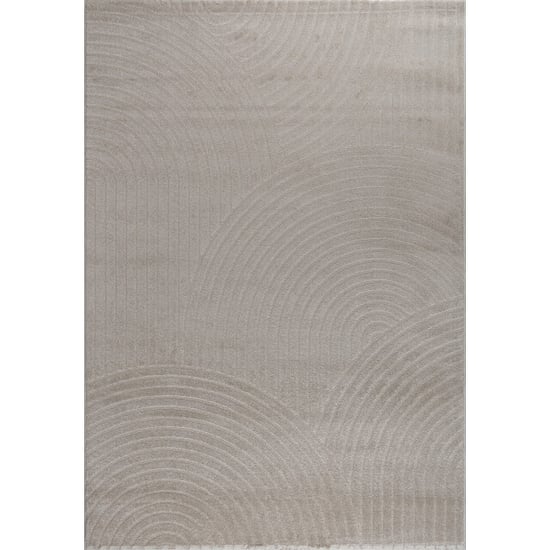 Muratap Vivant japandi vloerkleed laagpolig effen beige- 240x340 cm - Image 5