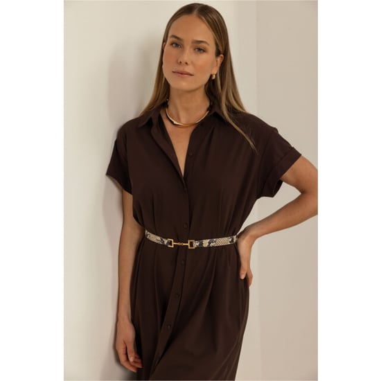 Studio Anneloes louni blouse dress 91543 8700 espresso - Image 2