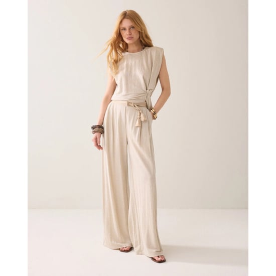 Summum 4s2972-30761 702 trouser linen look pebblebeige - Image 4