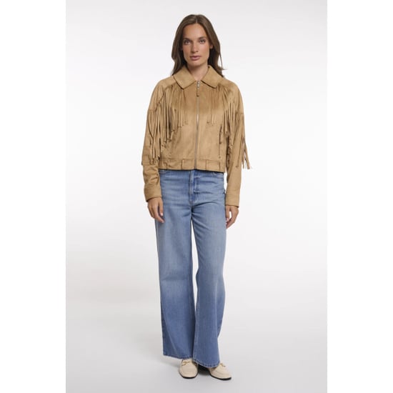 Rino & Pelle Ravenna.7002621 rino&pelle jacket with fringes burlywood - Image 2
