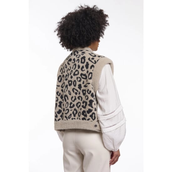 Rino & Pelle Elona.5012621 rino&pelle short waistcoat desert leopard - Image 3