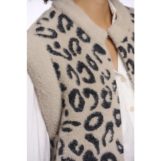 Rino & Pelle Elona.5012621 rino&pelle short waistcoat desert leopard - Image 4