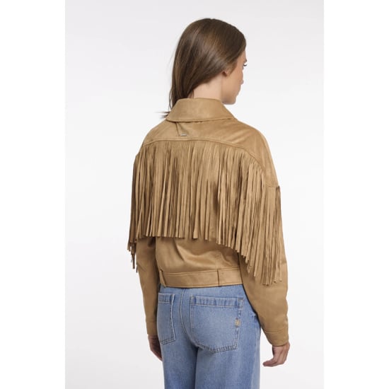 Rino & Pelle Ravenna.7002621 rino&pelle jacket with fringes burlywood - Image 4