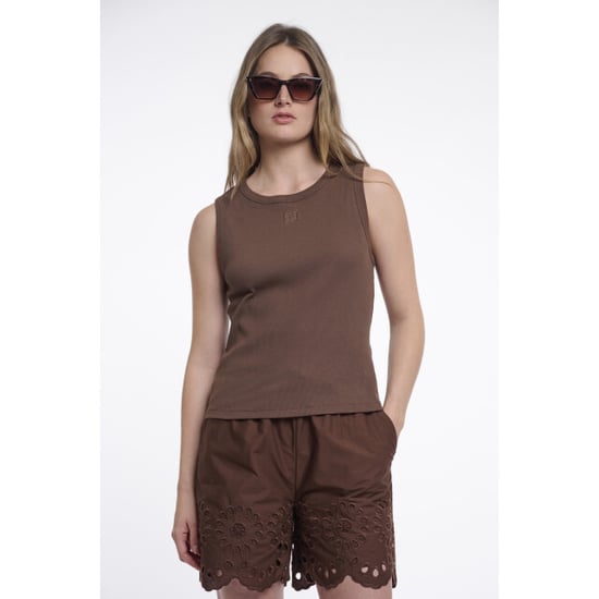 Rino & Pelle Arza.7002624 tanktop dark brown - Image 1
