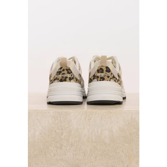 Rino & Pelle Milie.1002621 rino&pelle mixed material sneaker snow white leopard - Image 4