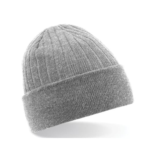 Beechfield Unisex Adult Thinsulate Beanie (Heather Grey) - Image 1