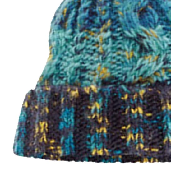 Beechfield Vrouwen/dames Kurkentrekker Pom Pom Beanie (Marineblauw) - Image 2