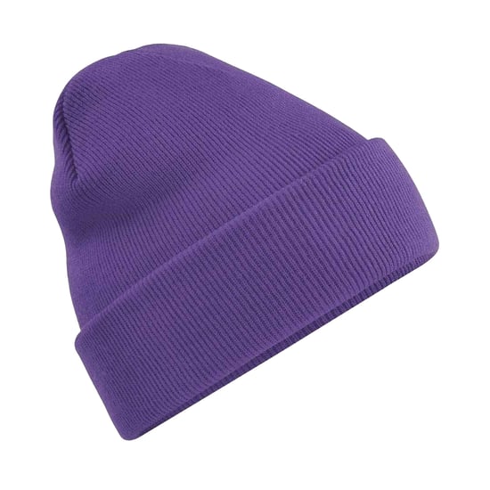 Beechfield Volwassenen van Unisex Originele geboeide Beanie (Paars) - Image 1