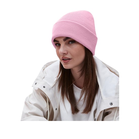 Beechfield Volwassenen van Unisex Originele geboeide Beanie (Klassiek Roze) - Image 2